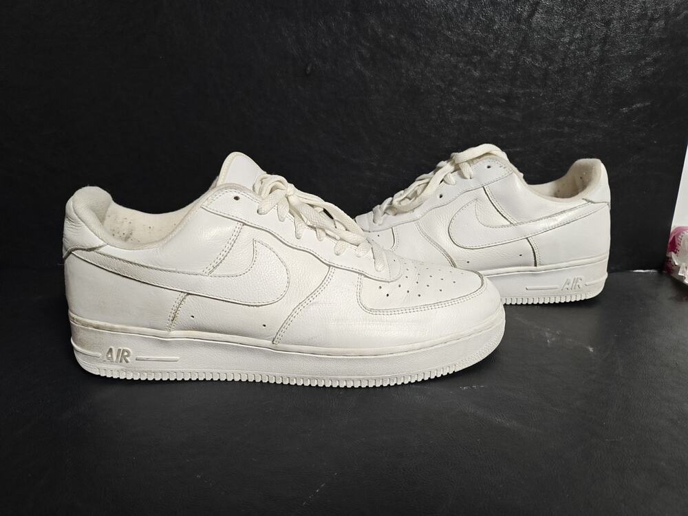 2003 Nike Air Force 1 Mens Sz 15 Shoes Triple White Classic Low Trainer Sneaker